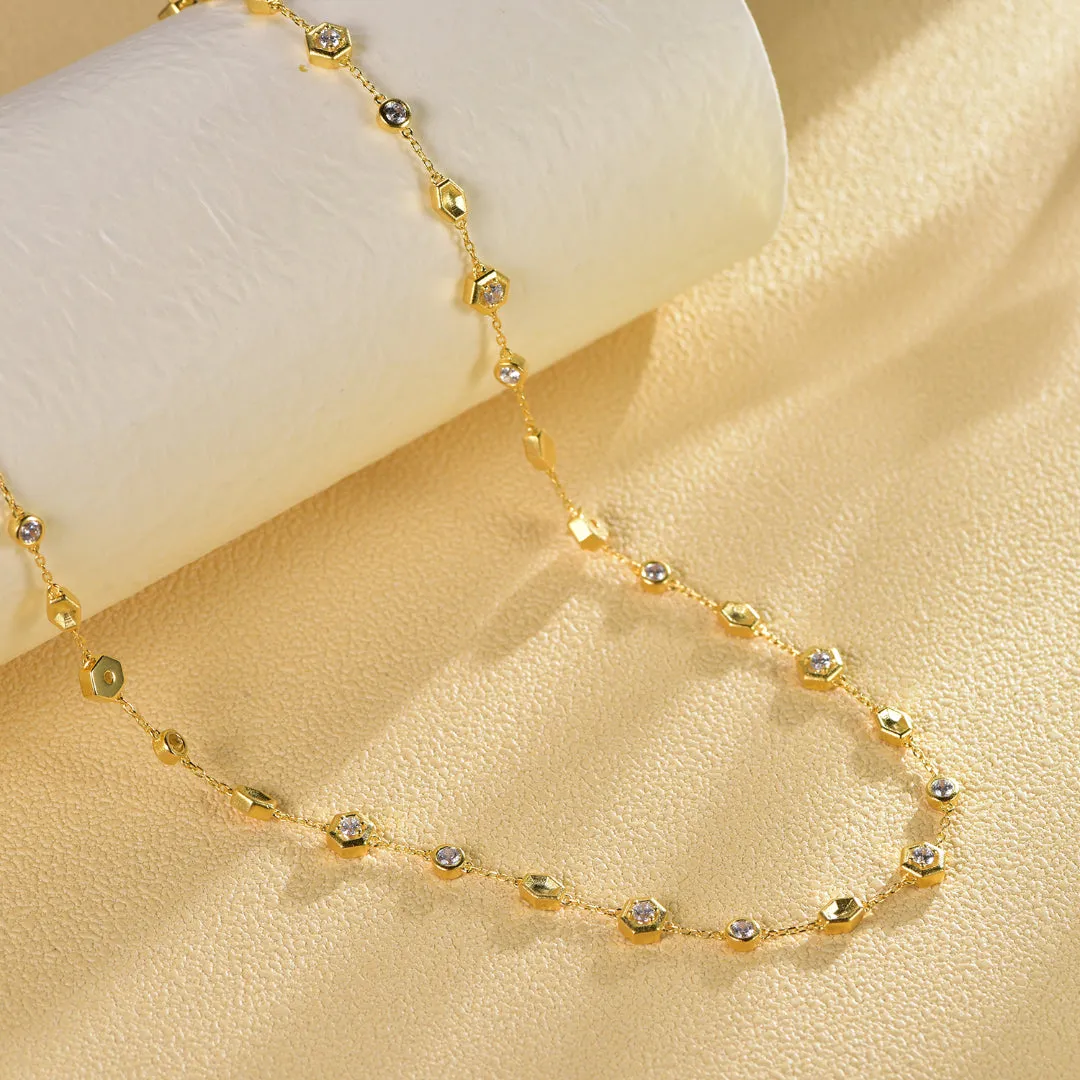 Honeycomb Necklace Life With MaK??s Honeycomb Bee Kind Jewelry Collection