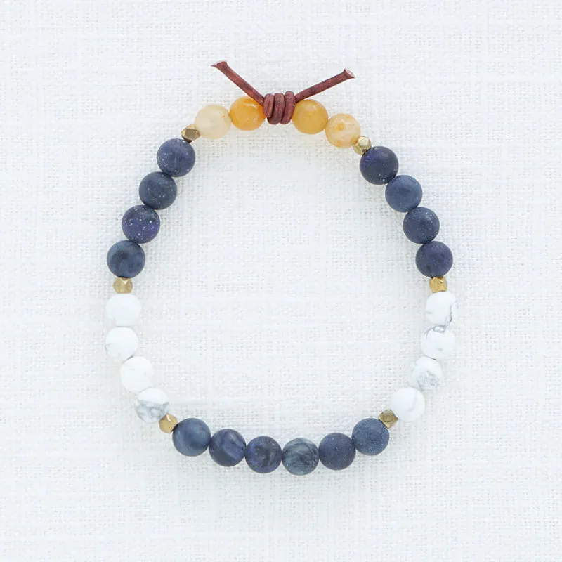 In My Heart Mini Bracelet - Navy | Military Deployment Bracelet