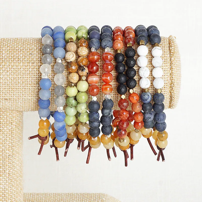 In My Heart Mini Bracelet - Navy | Military Deployment Bracelet