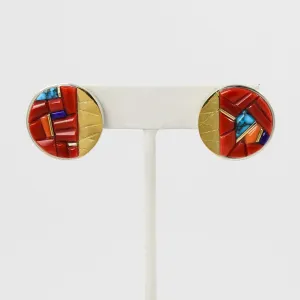 Inlay Earrings