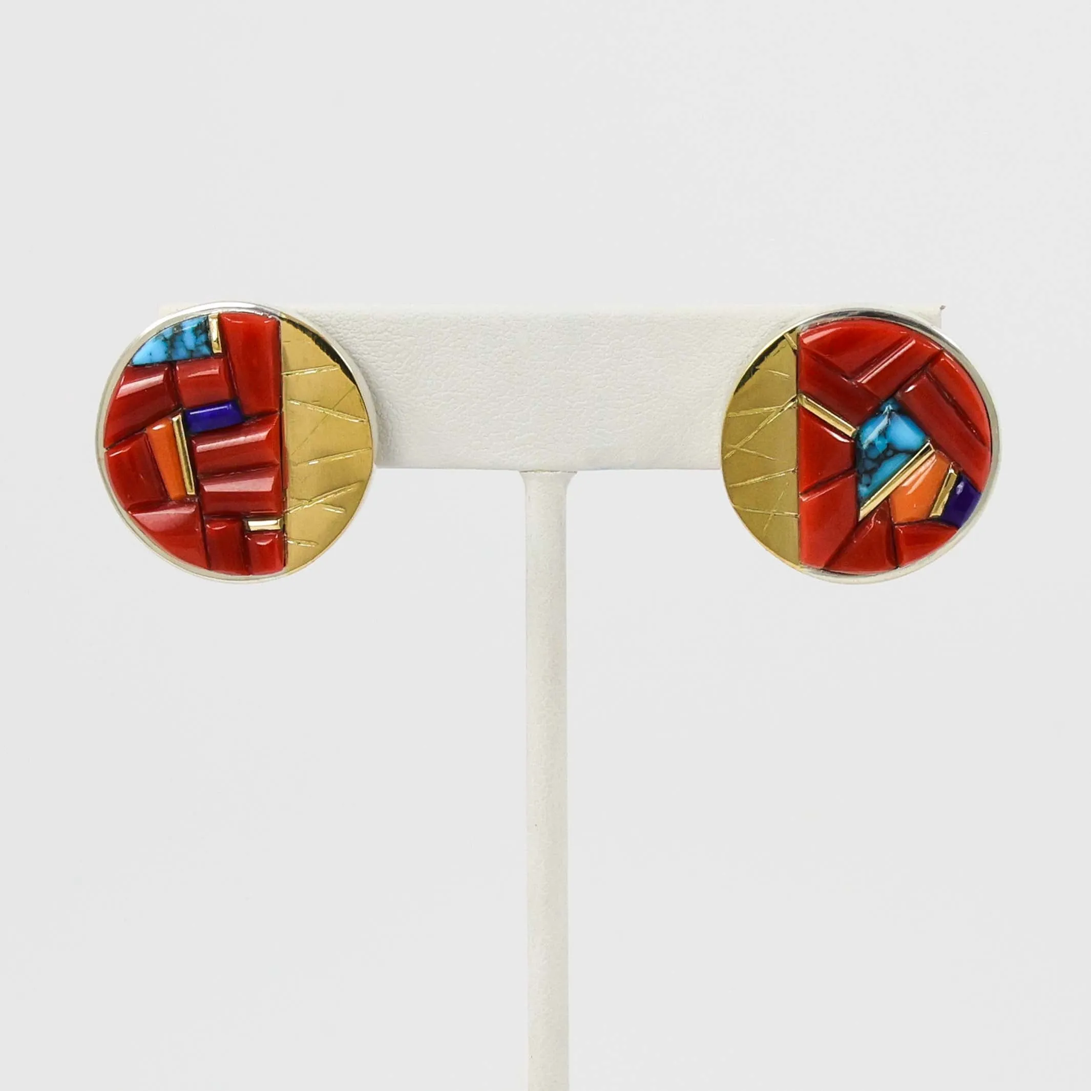 Inlay Earrings