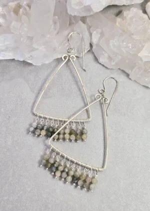 James   Jezebelle | Labradorite Fringe Hoops