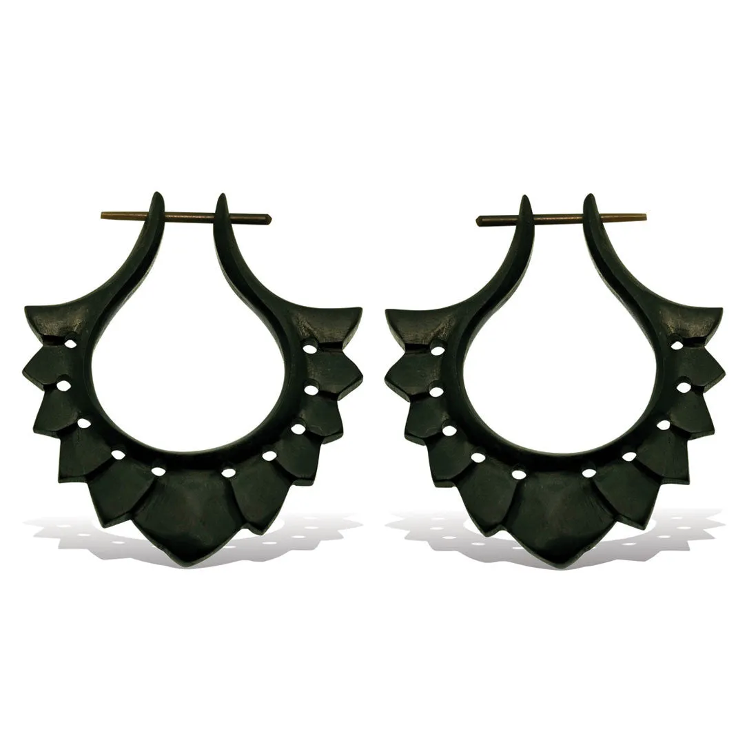 Kymani Hoops - Wood