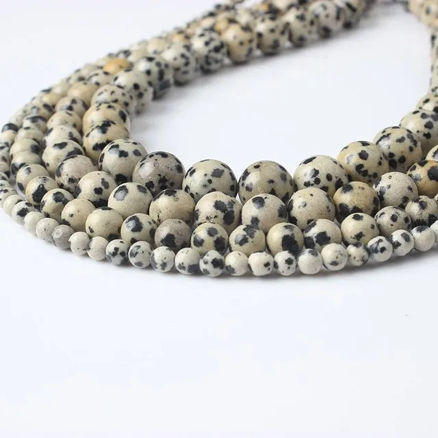 LanLi  Fashiont Jewelry 4/6/8/10/12mm natural stones Loose Beads series DIY men and women Bracelet Necklace anklet Accessories