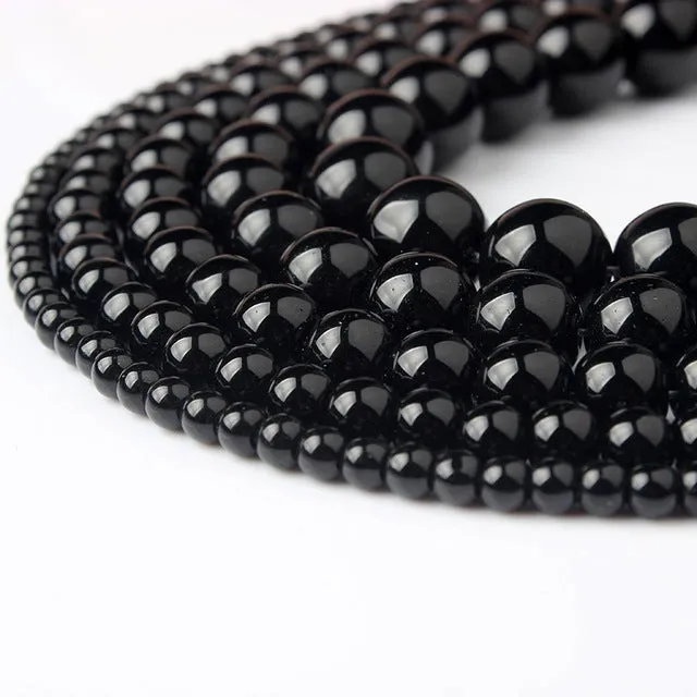 LanLi  Fashiont Jewelry 4/6/8/10/12mm natural stones Loose Beads series DIY men and women Bracelet Necklace anklet Accessories