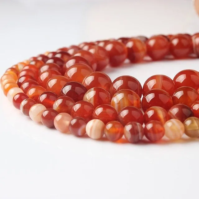LanLi  Fashiont Jewelry 4/6/8/10/12mm natural stones Loose Beads series DIY men and women Bracelet Necklace anklet Accessories