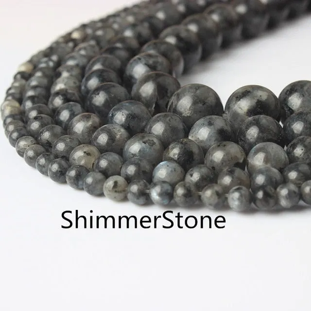 LanLi  Fashiont Jewelry 4/6/8/10/12mm natural stones Loose Beads series DIY men and women Bracelet Necklace anklet Accessories