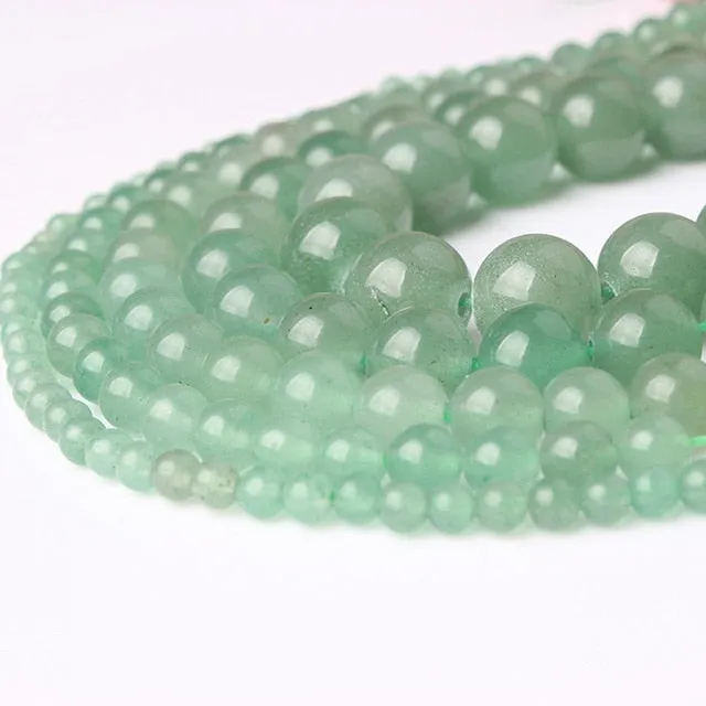 LanLi  Fashiont Jewelry 4/6/8/10/12mm natural stones Loose Beads series DIY men and women Bracelet Necklace anklet Accessories