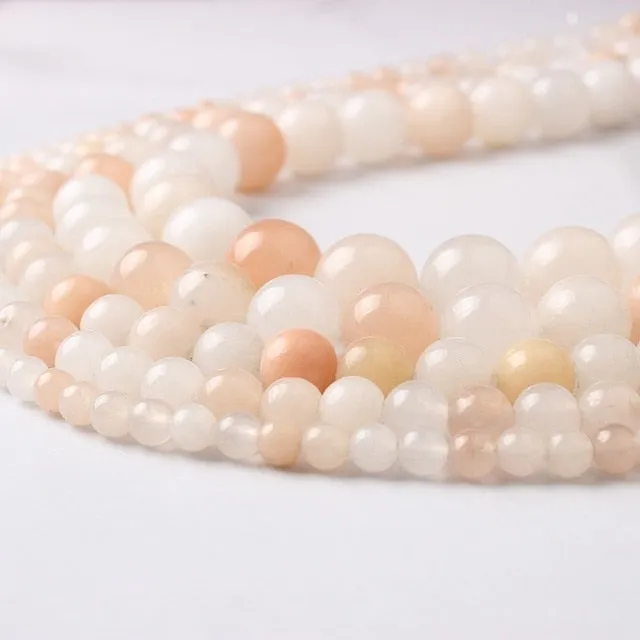 LanLi  Fashiont Jewelry 4/6/8/10/12mm natural stones Loose Beads series DIY men and women Bracelet Necklace anklet Accessories