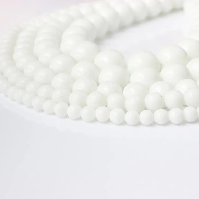 LanLi  Fashiont Jewelry 4/6/8/10/12mm natural stones Loose Beads series DIY men and women Bracelet Necklace anklet Accessories