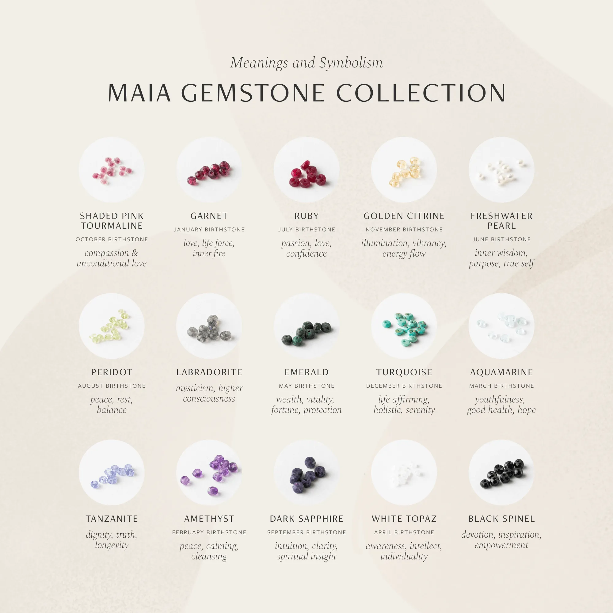 Maia Gemstone Necklace