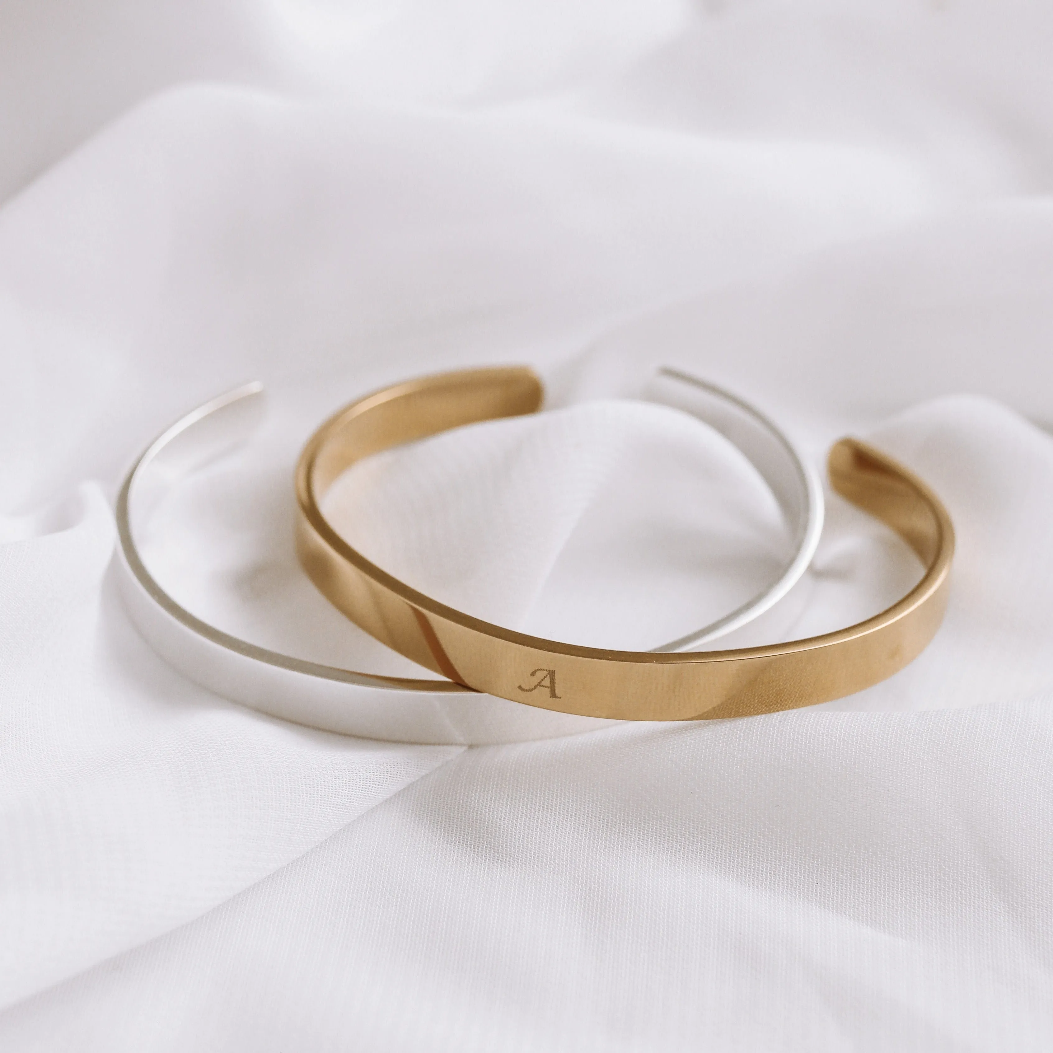 Millie - Stainless Steel Engraved Bangle