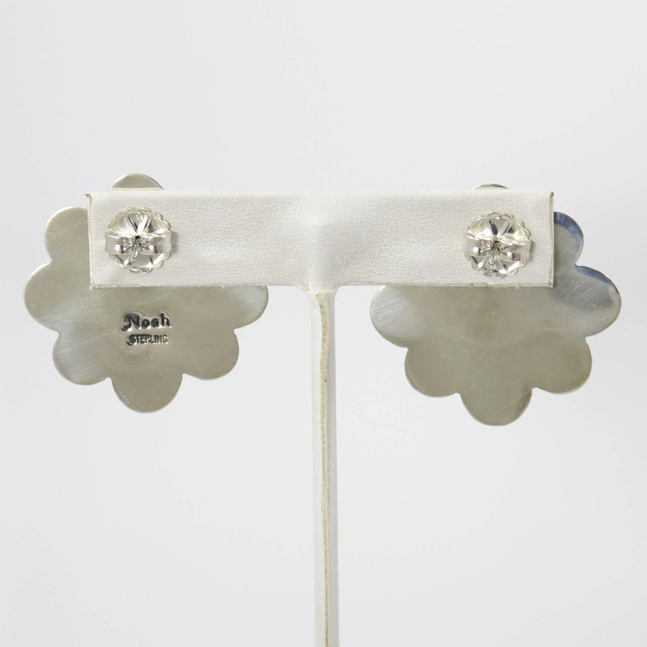 Multi-Stone Flower Earrings