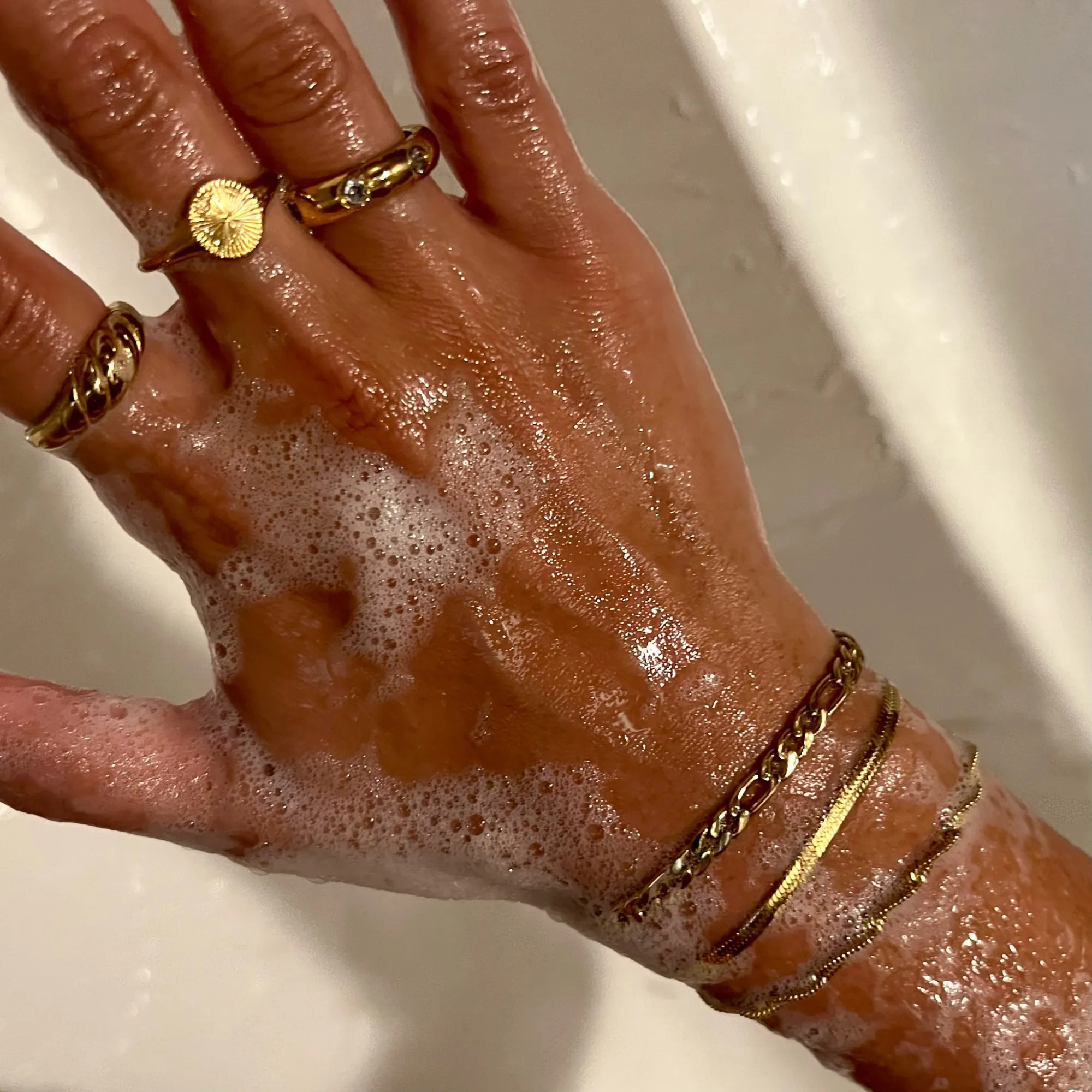 Nic Herringbone Chain Bracelet