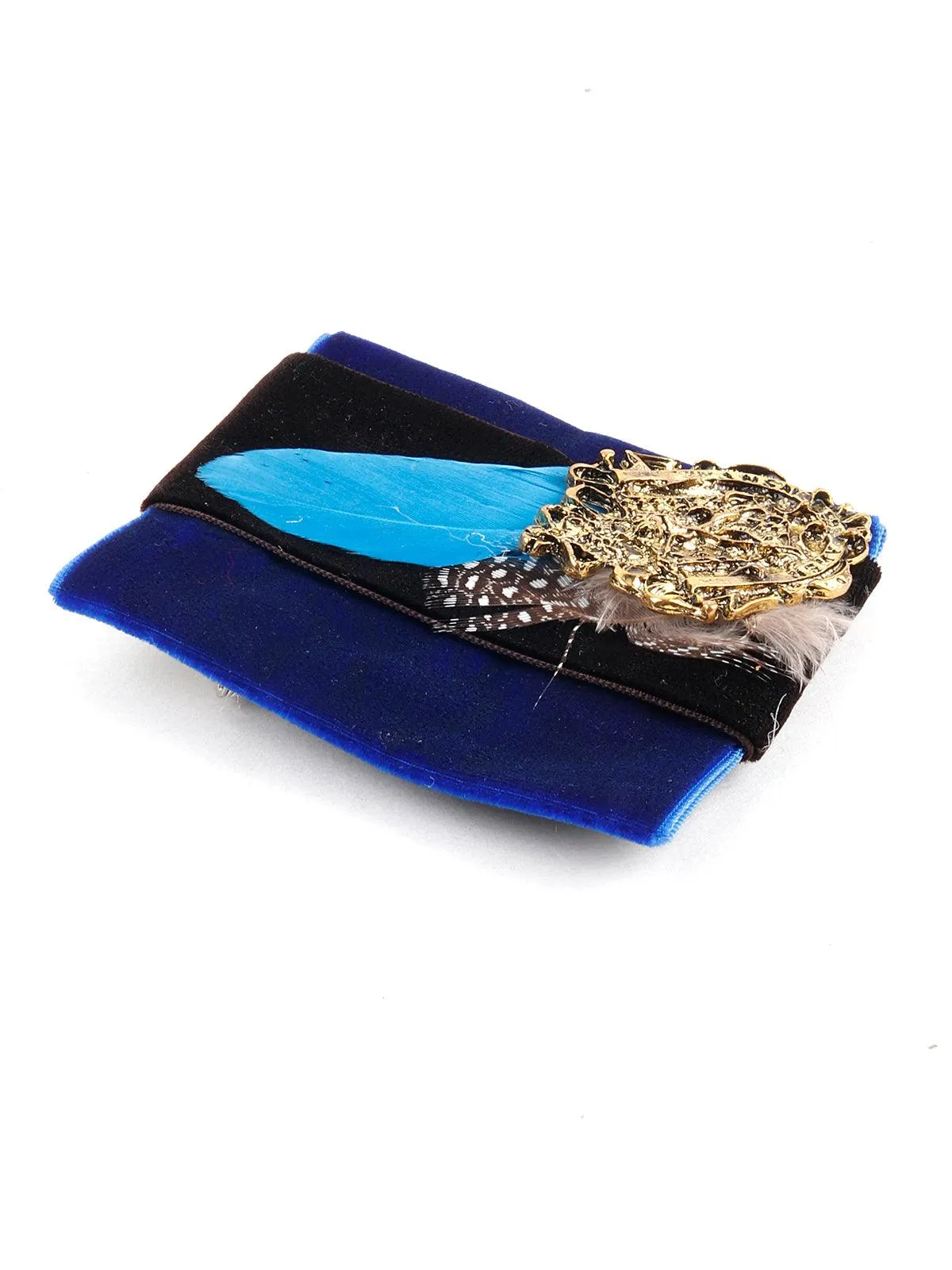 Odette Women Aurelia Beautifier Dark Blue Brooch