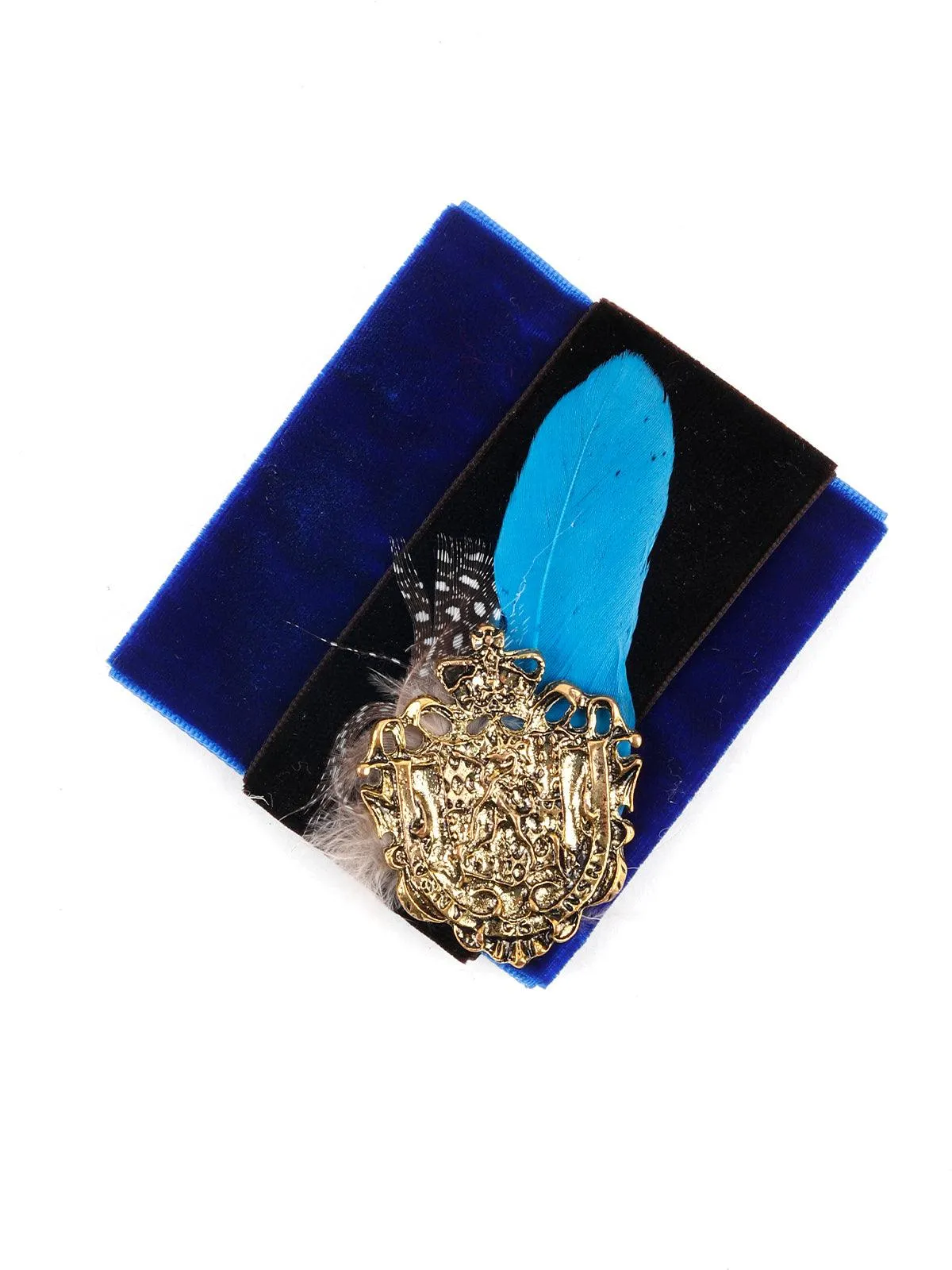 Odette Women Aurelia Beautifier Dark Blue Brooch