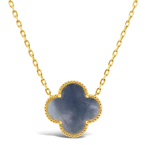 Onyx & Mother of Pearl Reversible Pendant