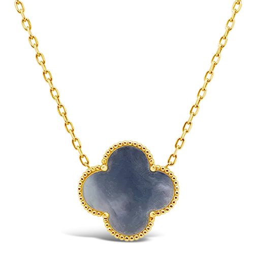 Onyx & Mother of Pearl Reversible Pendant
