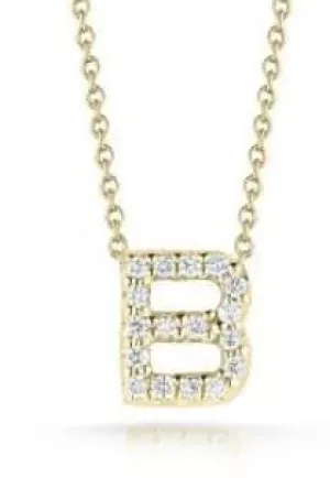 Roberto Coin Love Letter &#34;B&#34; Necklace