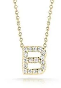 Roberto Coin Love Letter &#34;B&#34; Necklace