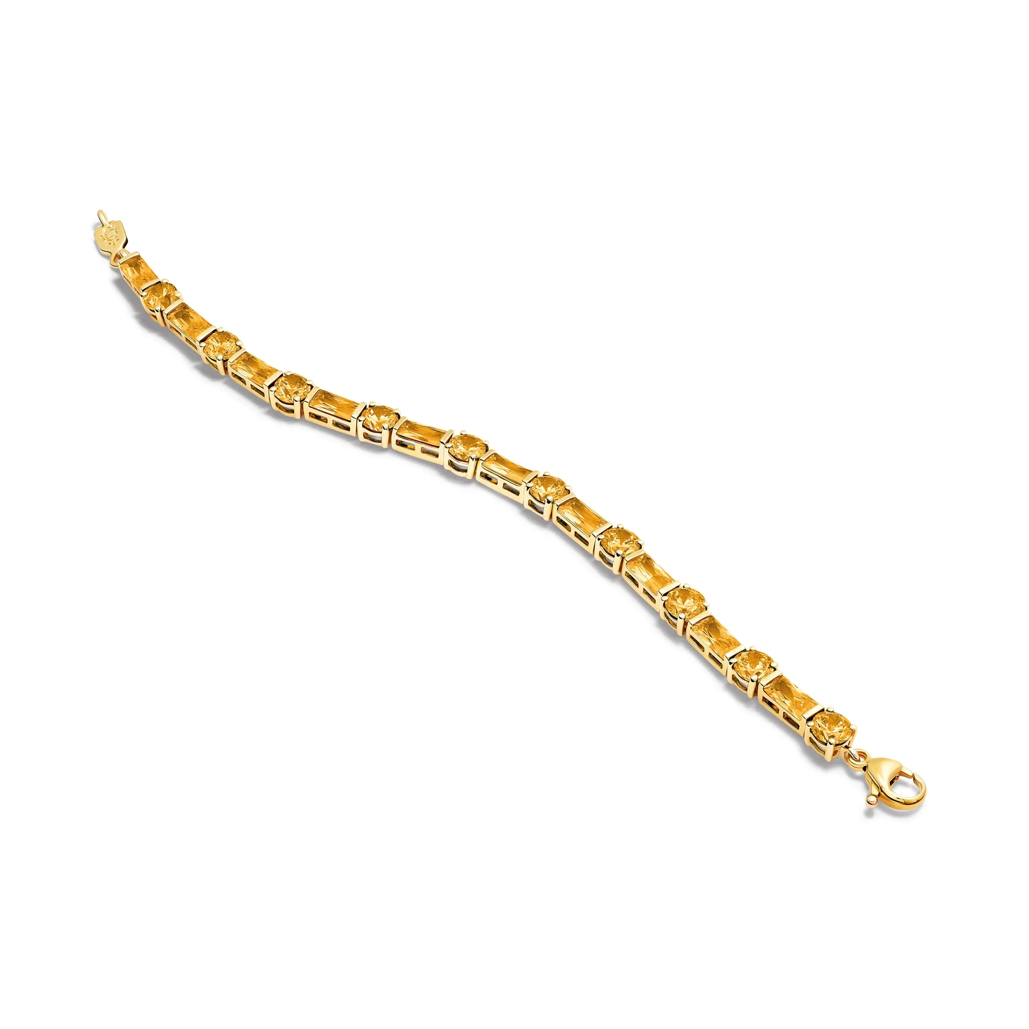 Roi Soleil Bracelet Yellow Gold - Citrine