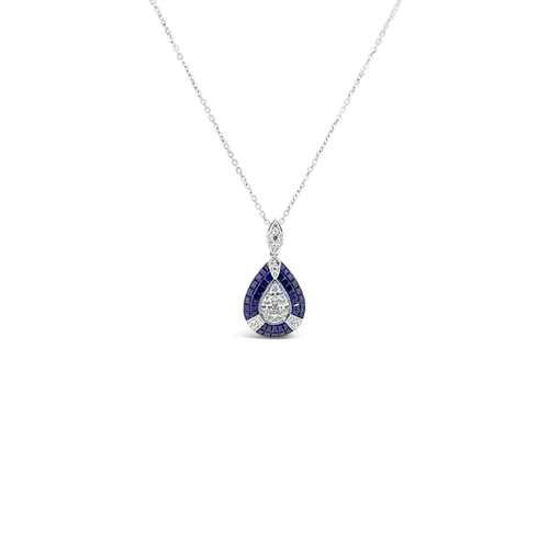 Sapphire & Diamond Pendant