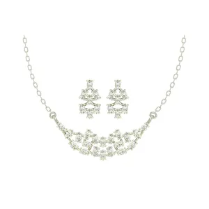 Silver Daisy Jewellery Set