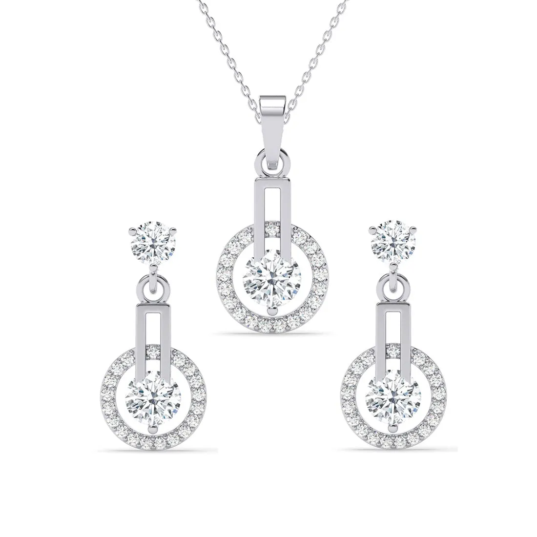 Silver Dulce Jewellery Set