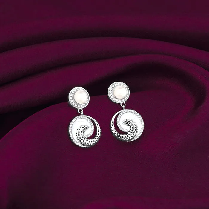 Silver Rising Tide Earrings