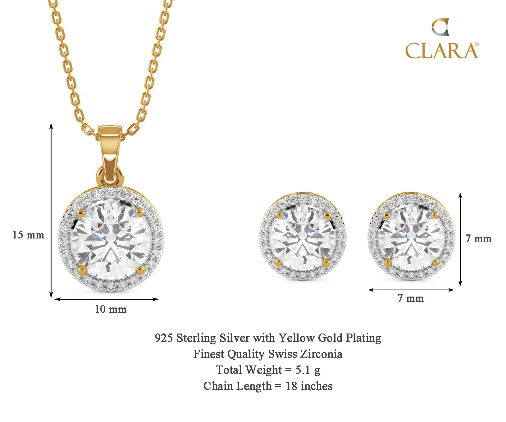 Silver Talia Jewellery Set