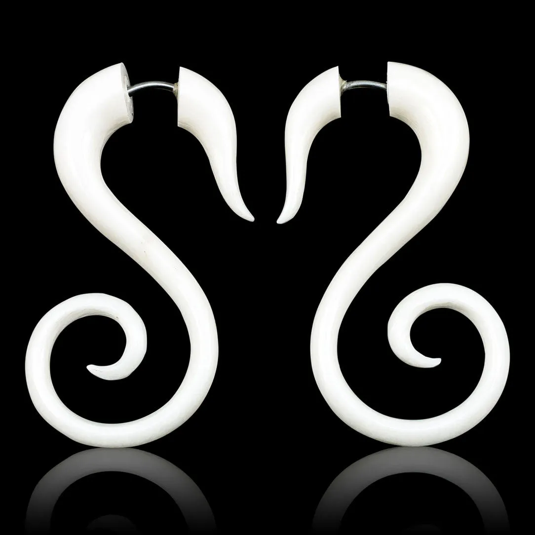 Spiral Tails - Bone