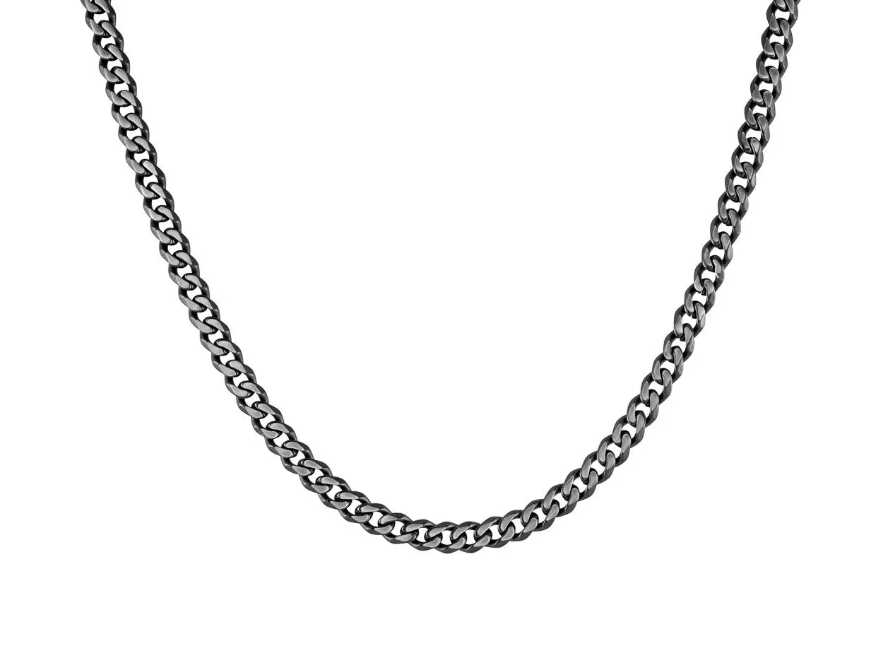 Stainless Steel 6mm Curb Necklace