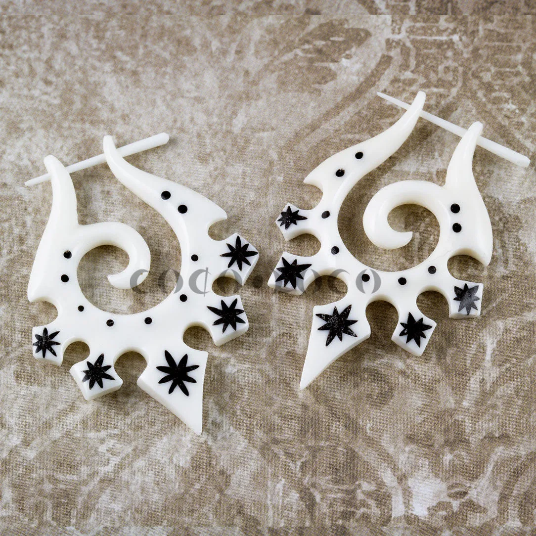 Starlight Hoops - Bone