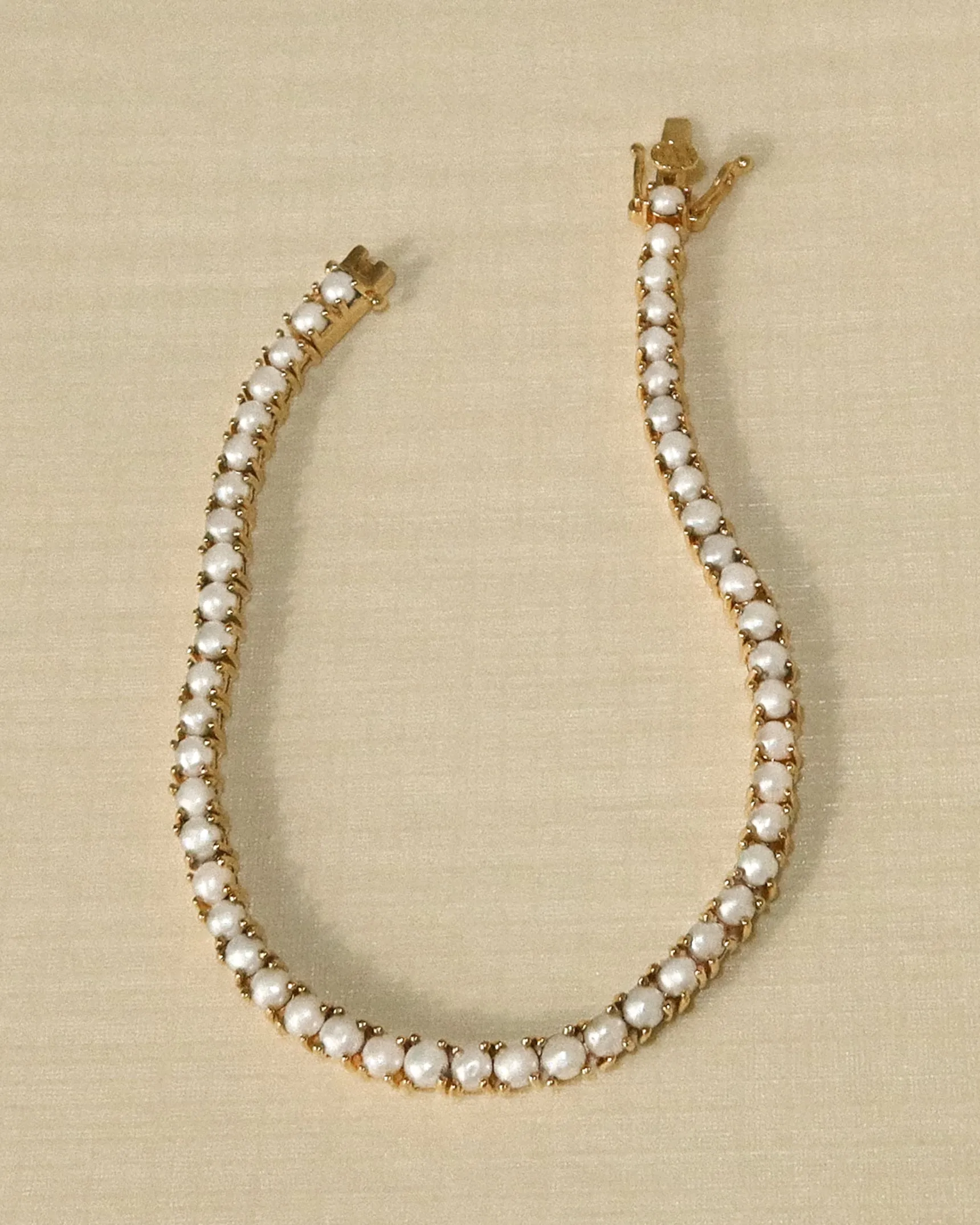 Tennis Pearl Bracelet