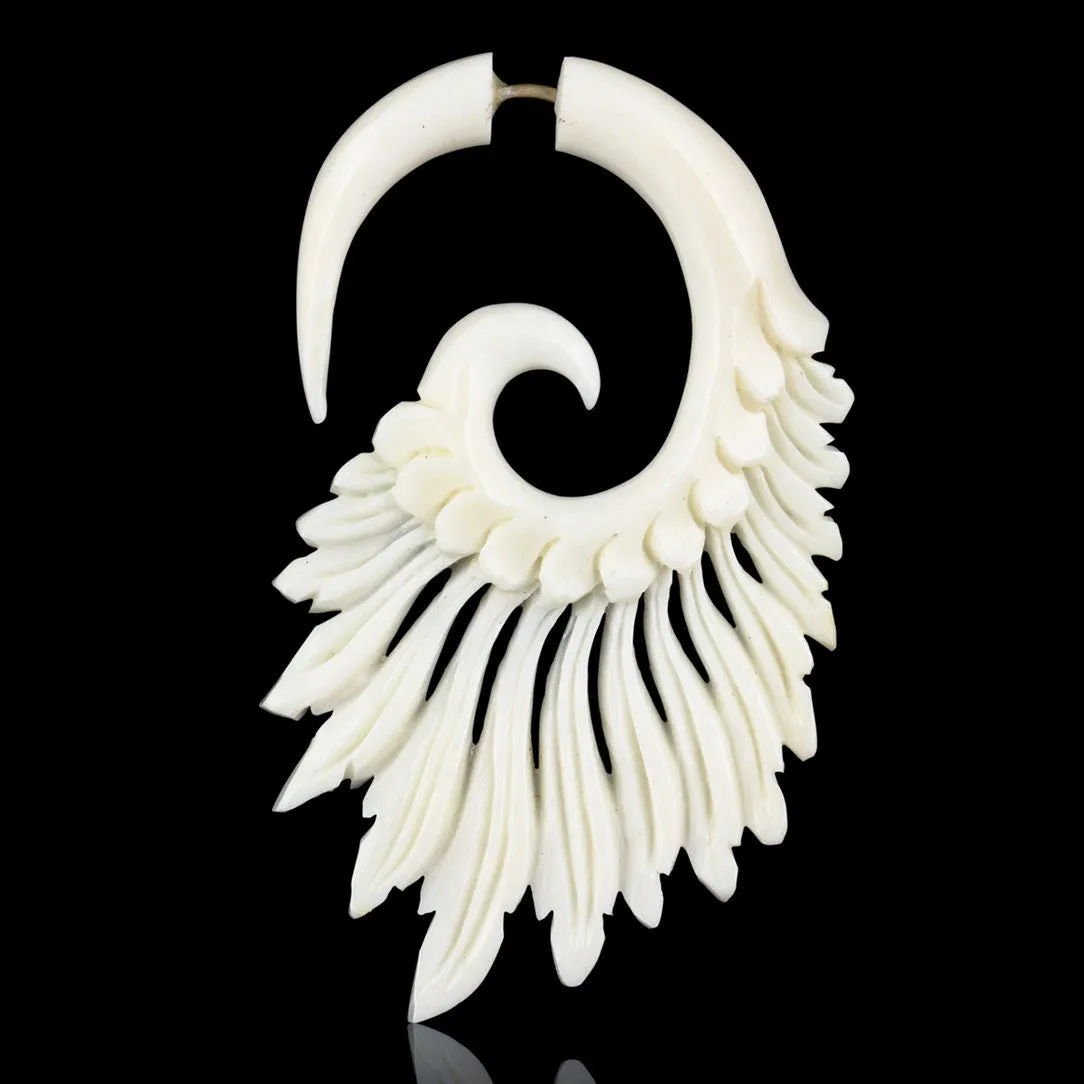 Tribal Feathers - Bone