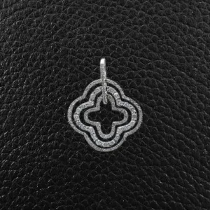 Triple Clover Diamond Pendant