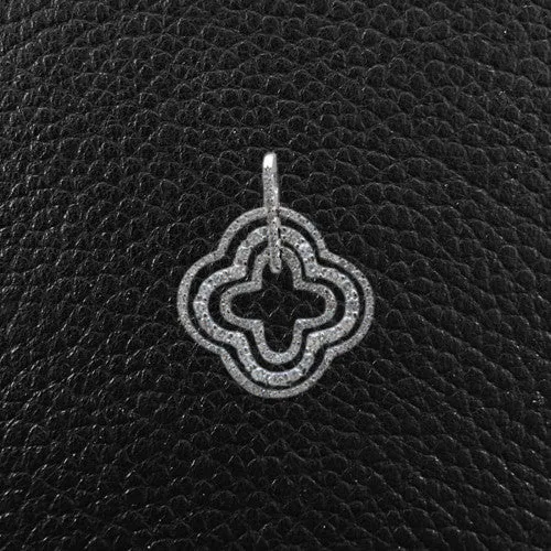 Triple Clover Diamond Pendant