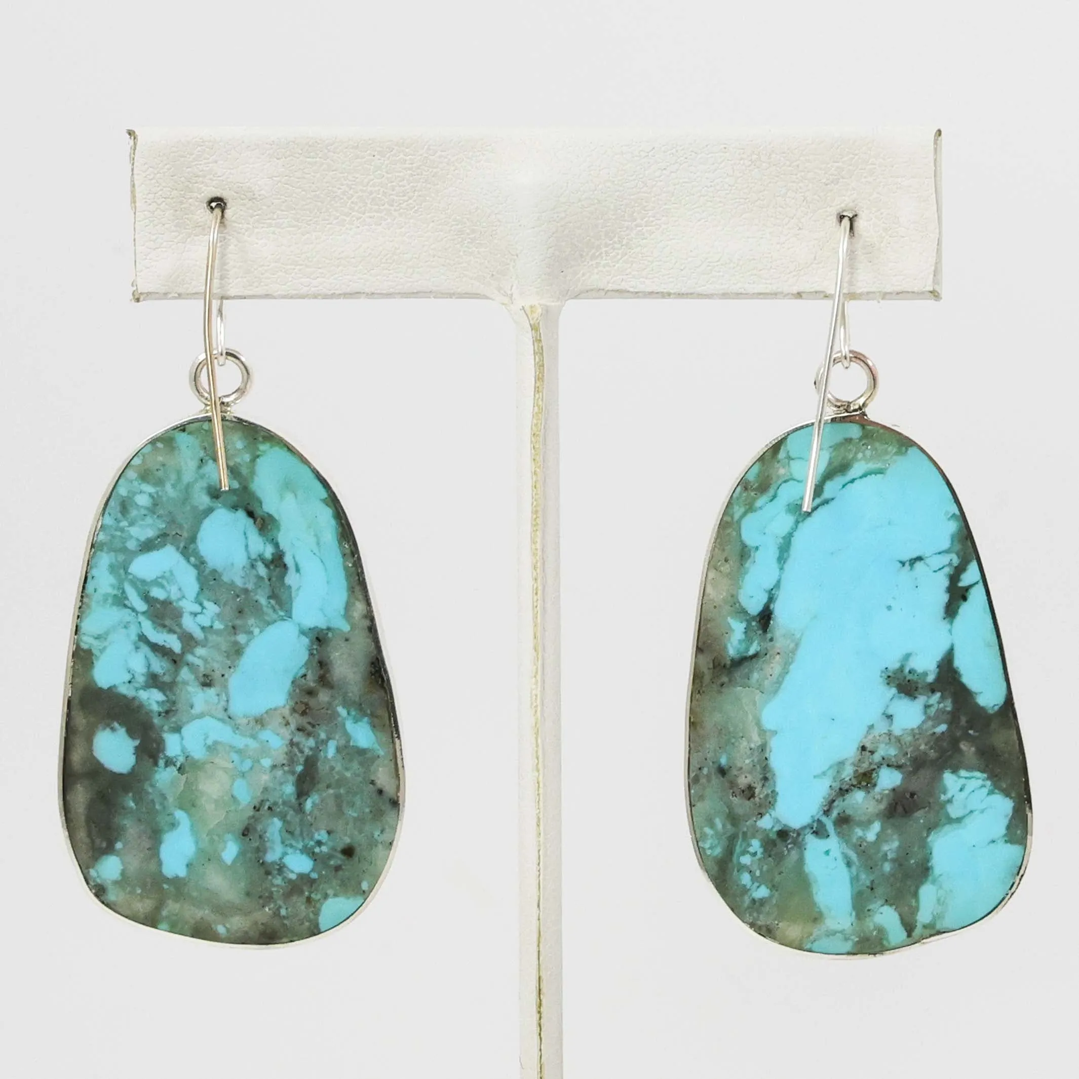 Turquoise Slab Earrings