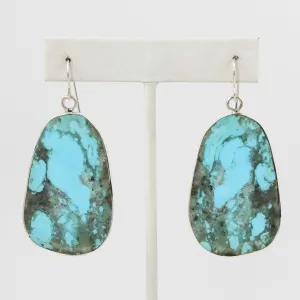 Turquoise Slab Earrings