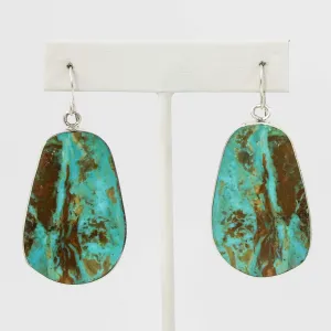Turquoise Slab Earrings