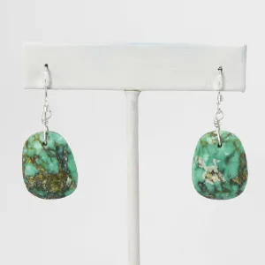 Turquoise Slab Earrings
