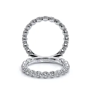 Verragio Renaissance 14k White Gold Single Prong Wedding Band