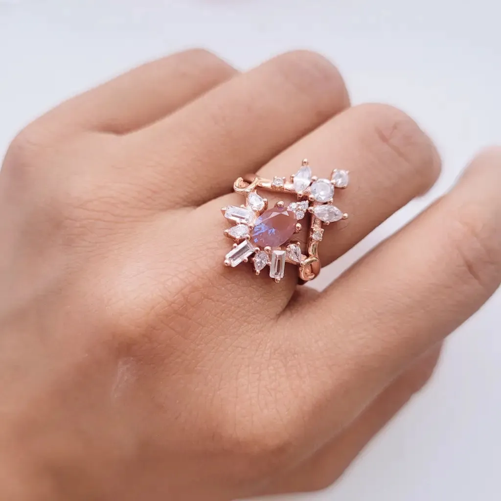 Victoria Ring Set - Deep Sea