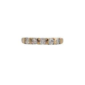 Vintage Birks Diamond 14K Gold Ring