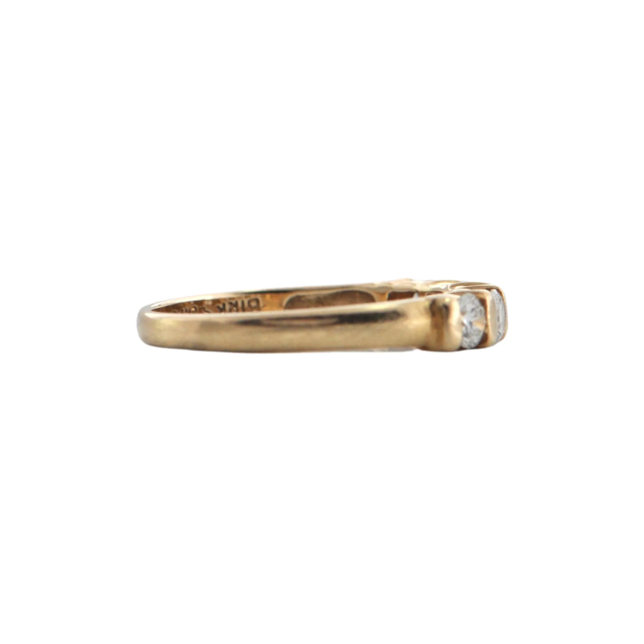 Vintage Birks Diamond 14K Gold Ring