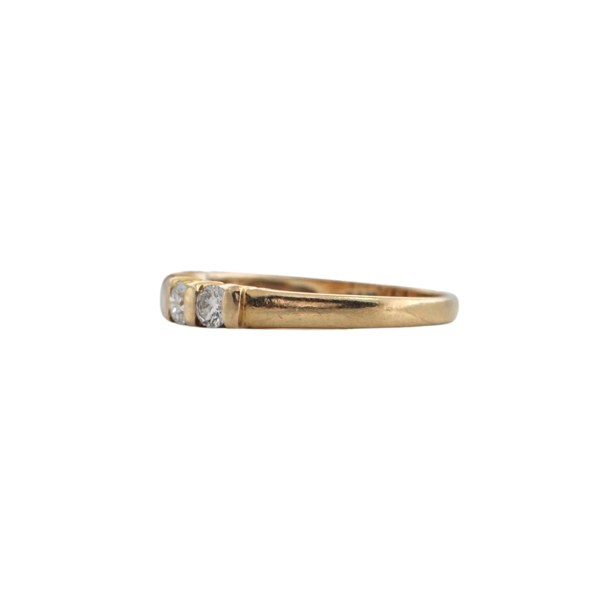 Vintage Birks Diamond 14K Gold Ring