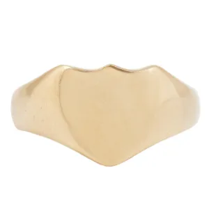 Vintage Signet Shield Ring