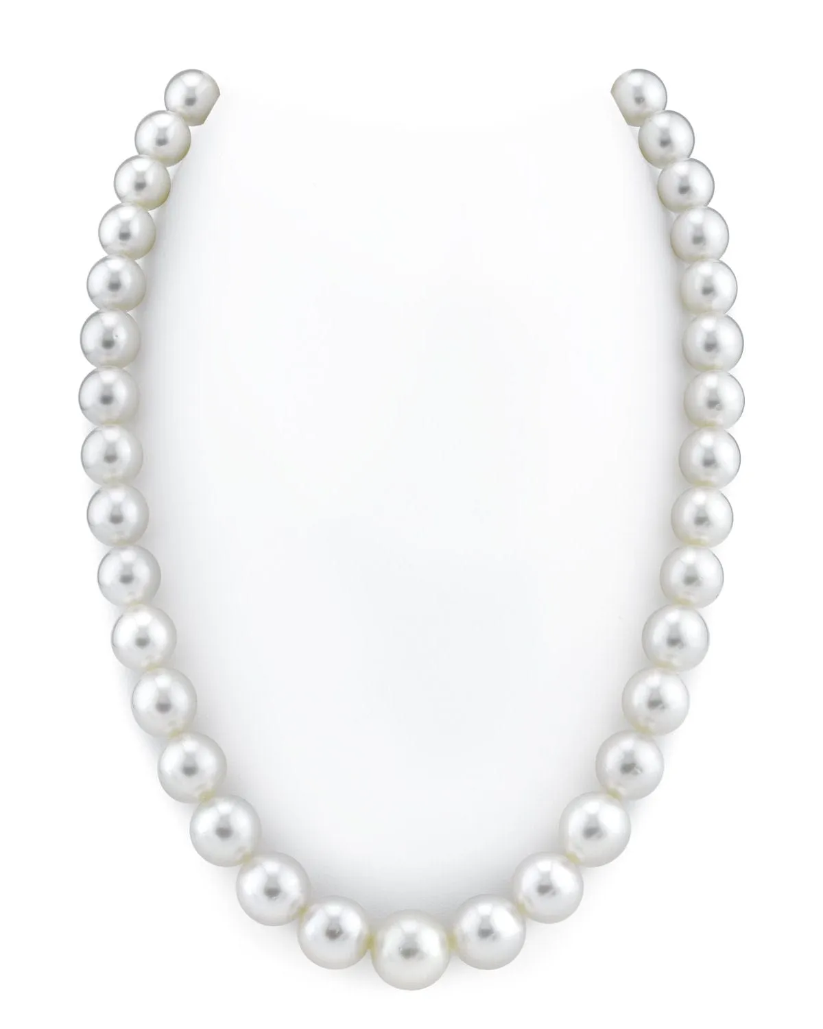 White South Sea Pearl Necklace, 10.0-12.0mm - AAAA Quality