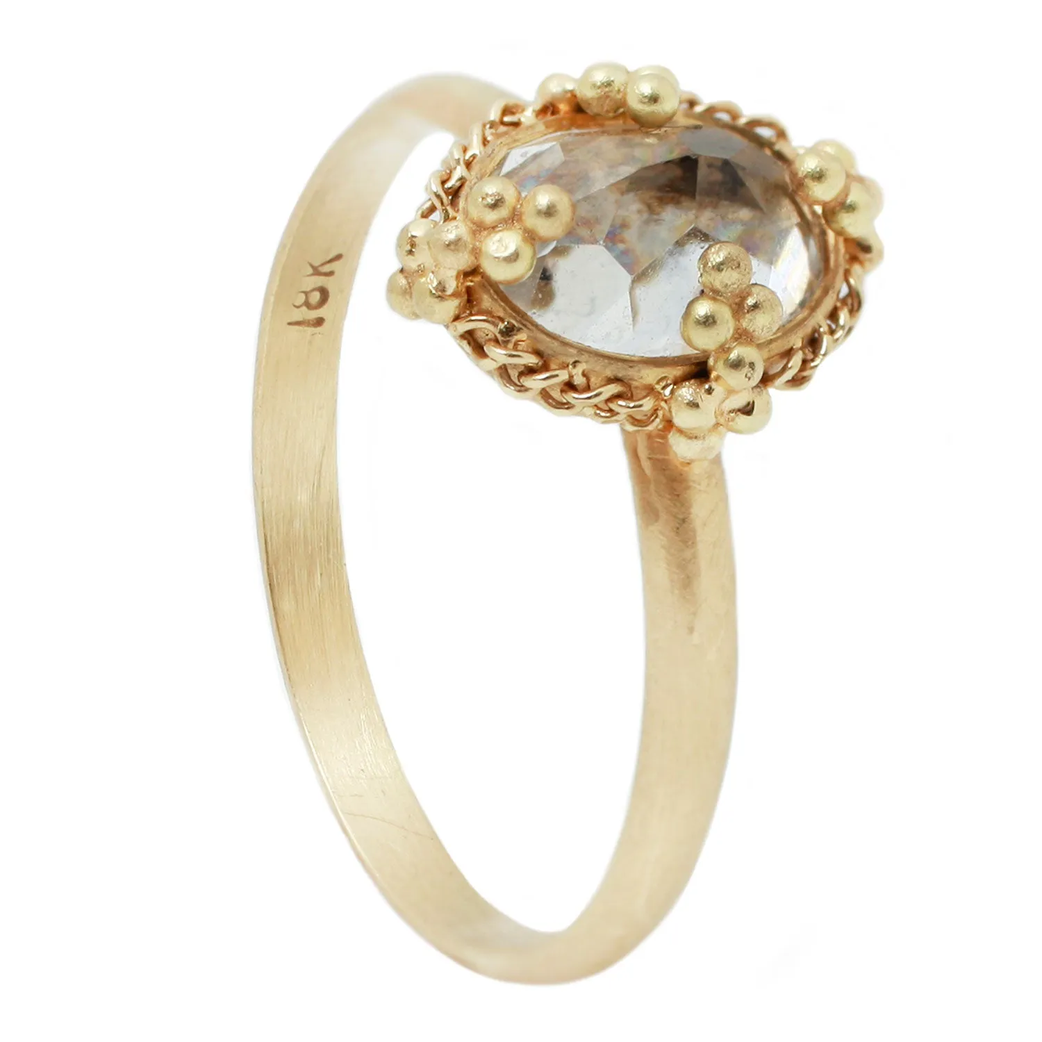 White Topaz Ring